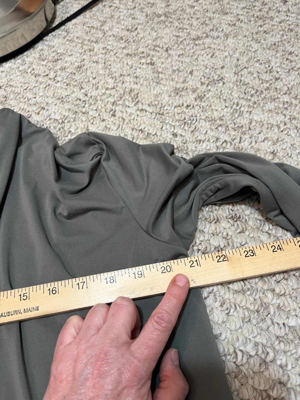 Columbia Olive Green Open Front Cardigan Wrap Jacket Medium Sun Protection women - Picture 8 of 11